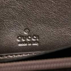 Gucci Lilac GG Imprime Canvas Zip Around Wallet