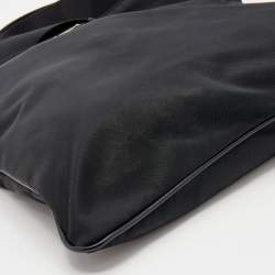 Prada Black Tessuto Nylon Messenger Bag