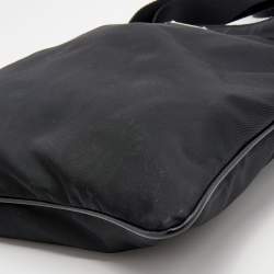 Prada Black Tessuto Nylon Messenger Bag