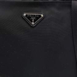 Prada Black Tessuto Nylon Messenger Bag