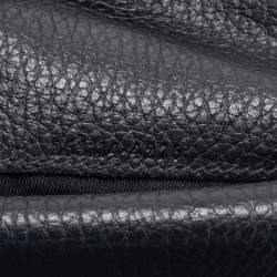 Pre Owned Gucci Fuchsia/Black Crystal GG Canvas and Leather Trifold Wallet