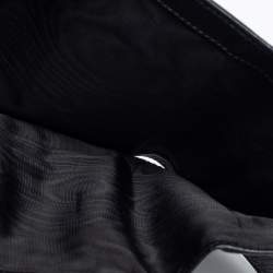 Pre Owned Gucci Fuchsia/Black Crystal GG Canvas and Leather Trifold Wallet