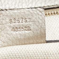 مملوكة مسبقًا حقيبة كلتش غوتشي سوهو جلد محبب ميتالك