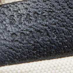 Pre Owned Gucci Blue GG Velvet Web Belt Bag 