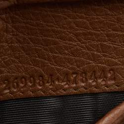 Pre Owned محفظة غوتشي جلد وكانفاس جي جي بني/بيج دلاية بامبو بشراشيب مضغوطة