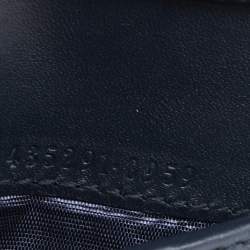 Pre Owned محفظة غوتشي فرينش جلد وكانفاس جي جي سوبريم أحمر/أزرق