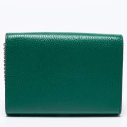 مملوكة مسبقًا Gucci Green Leather Dionysus Wallet On Chain