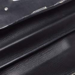 مملوكة مسبقًا Gucci Black/Beige GG Supreme Canvas and Leather Medium Dionysus Arabesque Shoulder Bag