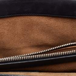 مملوكة مسبقًا Gucci Black/Beige GG Supreme Canvas and Leather Medium Dionysus Arabesque Shoulder Bag