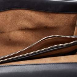 مملوكة مسبقًا Gucci Black/Beige GG Supreme Canvas and Leather Medium Dionysus Arabesque Shoulder Bag