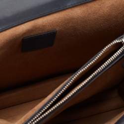 مملوكة مسبقًا Gucci Black/Beige GG Supreme Canvas and Leather Medium Dionysus Arabesque Shoulder Bag