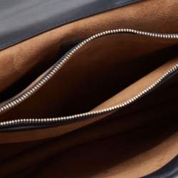 مملوكة مسبقًا Gucci Black/Beige GG Supreme Canvas and Leather Medium Dionysus Arabesque Shoulder Bag