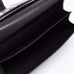 Pre Owned Gucci Black Patent Leather Hysteria Continental Wallet