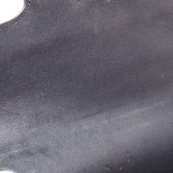 Pre Owned Gucci Black Leather GG Interlocking Shoulder Bag