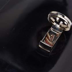 Pre Owned Gucci Black Leather GG Interlocking Shoulder Bag