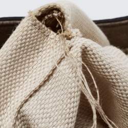 Pre Owned Gucci Light Gold Leather Medium Soho Chain Tote