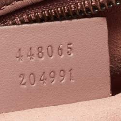 مملوكة مسبقًا حقيبة كاميرا غوتشي جي جي مارمونت جلد بيج مبطن صغيرة