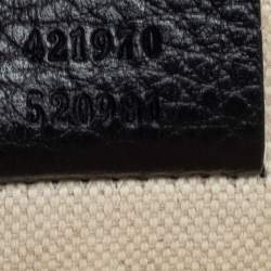 Pre Owned حقيبة كتف غوتشي ديونيسوس جلد أسود صغيرة