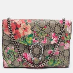 Gucci Dionysus Bag Blooms Print GG Coated Canvas Shoulder Bag - A