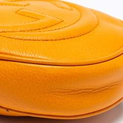 مملوكة مسبقًا حقيبة كروس غوتشي ميني سوهو ديسكو جلد مستردة