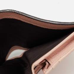 Pre Owned حافظة بطاقات غوتشي بليند فور لوف جلد وردي فاتح 