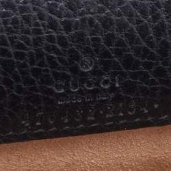 Pre Owned حقيبة كروس غوتشي سوبر ميني ديونسوس جلد أسود