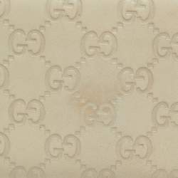 Gucci Beige Guccissima Leather Zip Around Wallet   