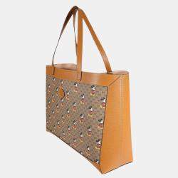 مملوكة مسبقًا Gucci x Disney GG Supreme Canvas Mickey Mouse Vintage  Shopping Tote Bag 