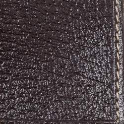 Pre Owned Gucci Beige/Brown GG Canvas and Leather Continental Wallet