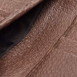 Gucci Brown/Beige GG Supreme Canvas and Leather Ophidia French Wallet