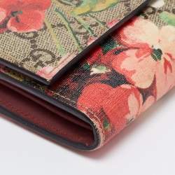 مملوكة مسبقًا محفظة كونتيننتال غوتشي كانفاس جي جي سوبريم متعدد الألوان مورد