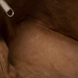 Pre Owned Gucci Multicolor Blooms GG Supreme Canvas and Leather Zip Tote