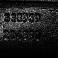 Pre Owned Gucci Multicolor Holographic Crackled Leather Heartbeat Clutch