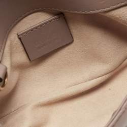 Pre Owned حقيبة كروس غوتشي سوبر ميني جي جي  مارمونت جلد ماتيلاس بيج