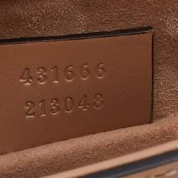 Pre Owned حقيبة كتف غوتشي سيلفي ميني ويب جلد بيج بسلسلة 