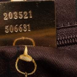 مملوكة مسبقًا Gucci Gold Laminated Leather Vanity Tote