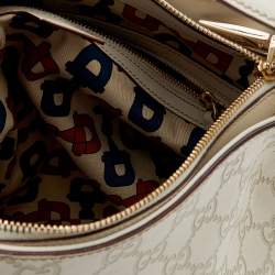 Pre Owned Gucci Off-White Guccissima Leather Creole Hobo