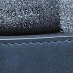 مملوكة مسبقًا حقيبة كتف غوتشي سوبر ميني سيلفي جلد أسود