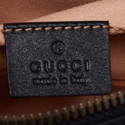 Pre Owned حقيبة خصر غوتشي جي جي مارمونت جلد ماتيلاس أسود 