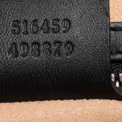 Pre Owned Gucci Dark Blue/Black Suede And Patent Leather Re(Belle) Satchel