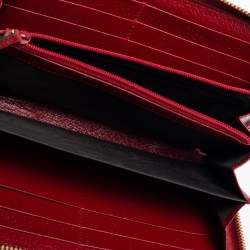 مملوكة مسبقًا Gucci Beige GG Supreme Canvas Tian Zip Around Wallet