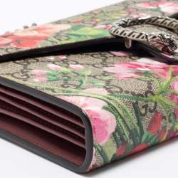 مملوكة مسبقًا محفظة بسلسلة غوتشي ديونسيس كانفاس جي جي سوبريم متعدد الألوان مورد