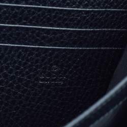 Pre Owned Gucci Black Leather Mini Dionysus Wallet On Chain