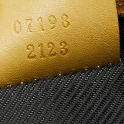 مملوكة مسبقًا حقيبة غوتشي باغويت جلد وكانفاس جي جي أصفر / بيج