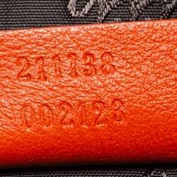 Pre Owned Gucci Orange Guccissima Leather Small Shopper Tote