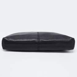 Pre Owned Gucci Black Leather Small Sienna Tassel Clutch