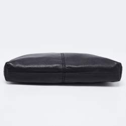 Pre Owned Gucci Black Leather Small Sienna Tassel Clutch