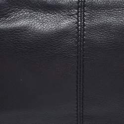 Pre Owned Gucci Black Leather Small Sienna Tassel Clutch