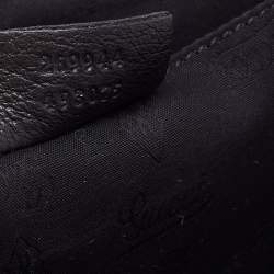 Pre Owned Gucci Black Leather Small Sienna Tassel Clutch