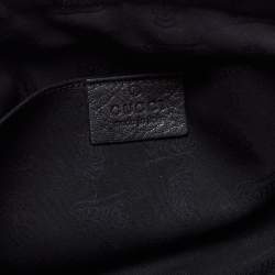 Pre Owned Gucci Black Leather Small Sienna Tassel Clutch